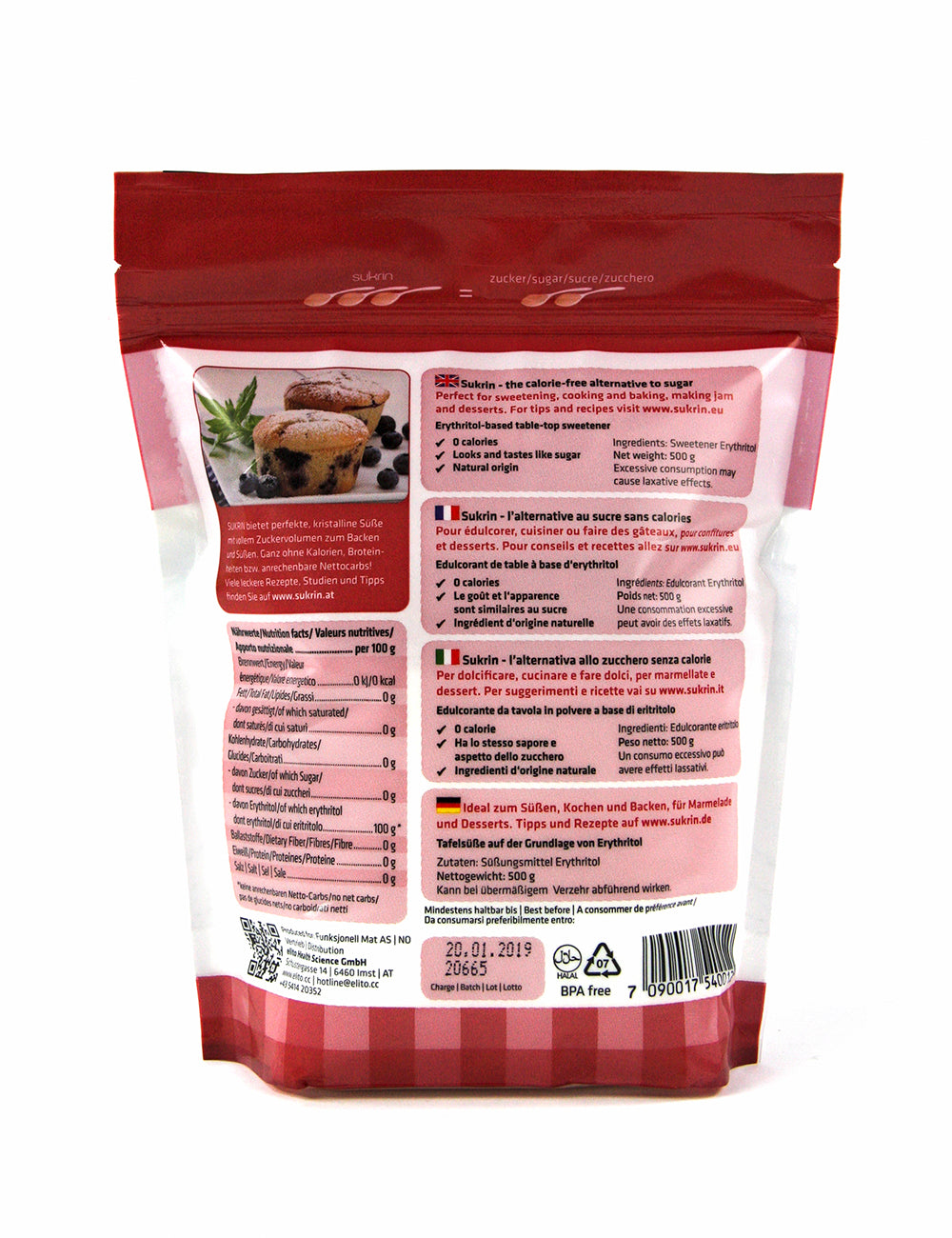 Sukrin Kristallzucker 500 g