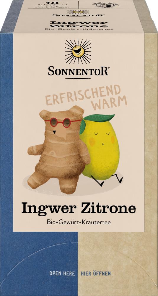 Ingwer Zitrone Tee Doppelkammerbeutel 32,4 g