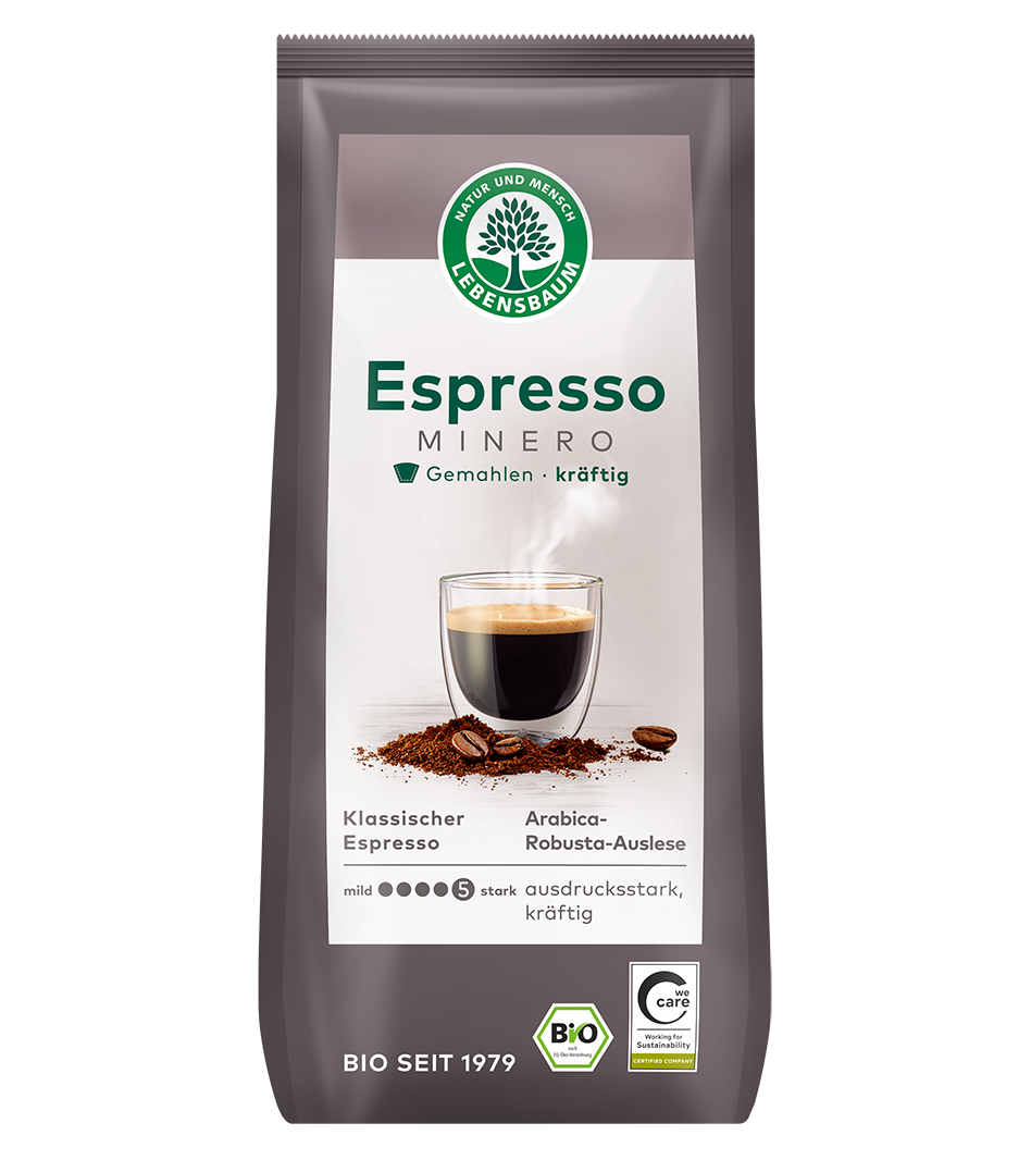 Espresso minero gemahlen 250 g