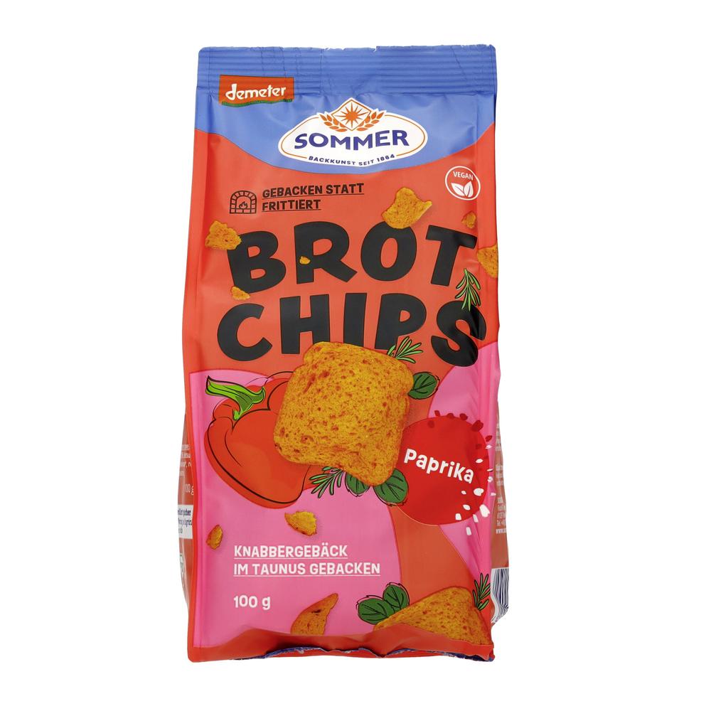 Brot-Chips Paprika & Chili demeter 100 g