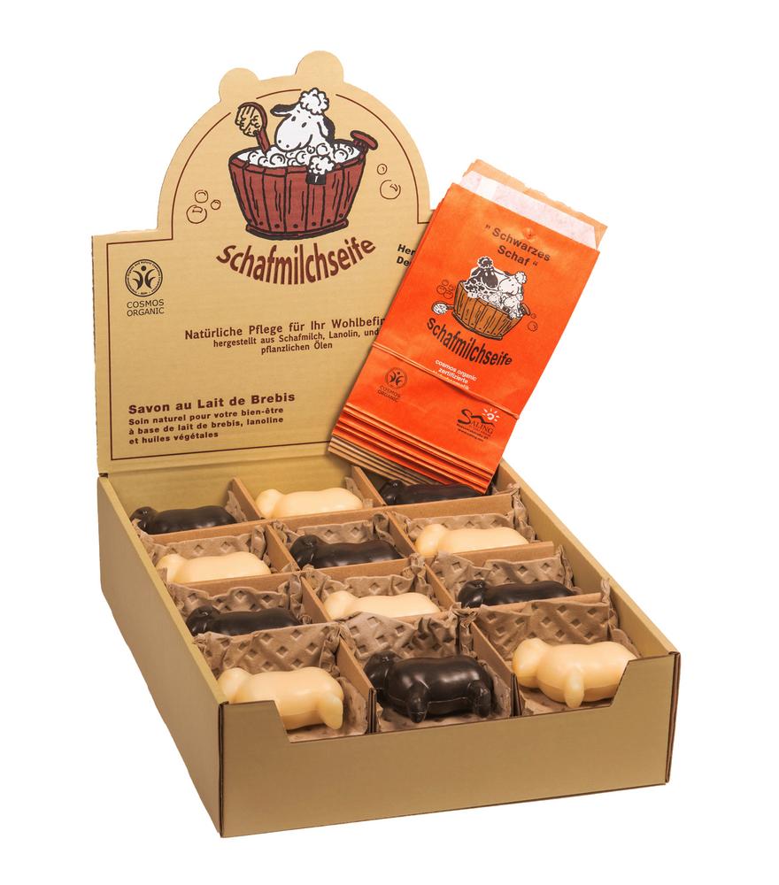 Schafmilchseife Schaf schwarz+weiß 85 g