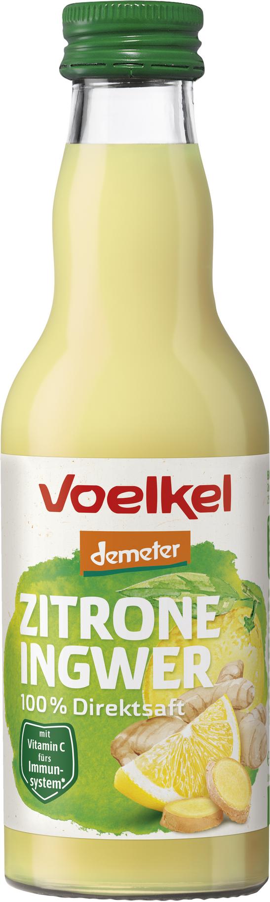 Zitrone Ingwer demeter Direktsaft 200 ml