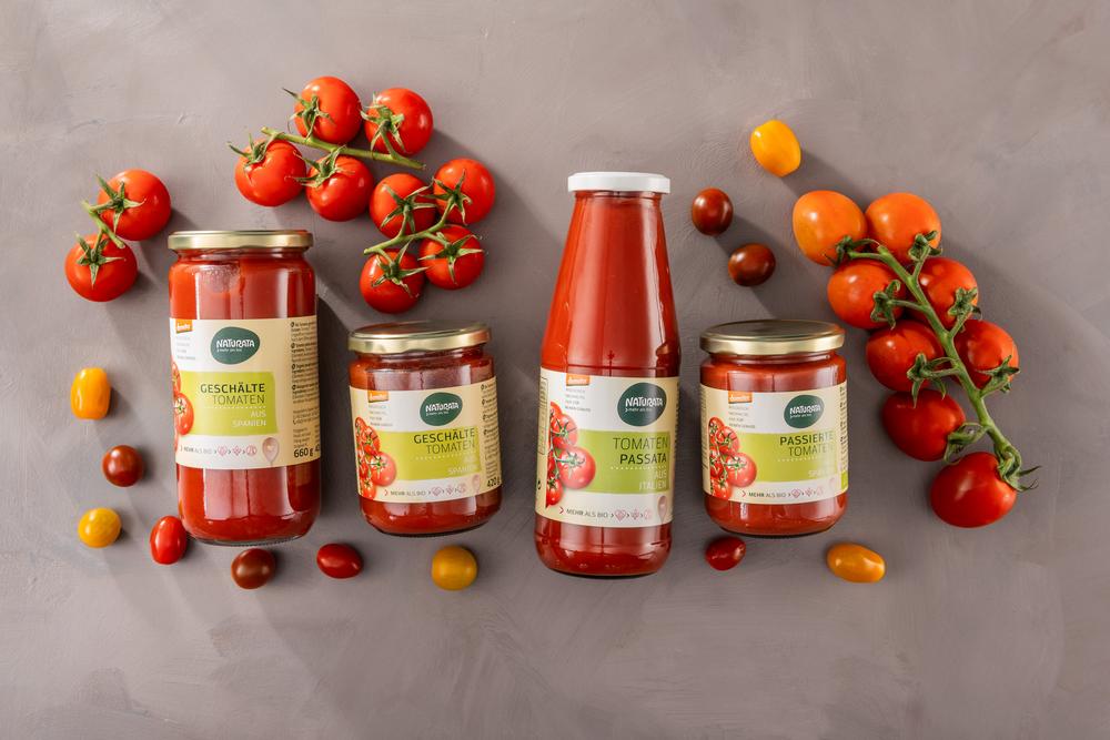 Tomaten geschält in Tomatensaft demeter 660 g
