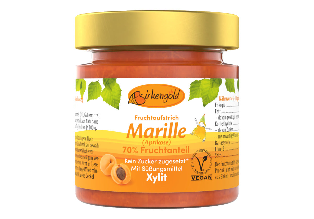 Fruchtaufstrich Marille-Aprikose Xylit-gesüßt 200 g