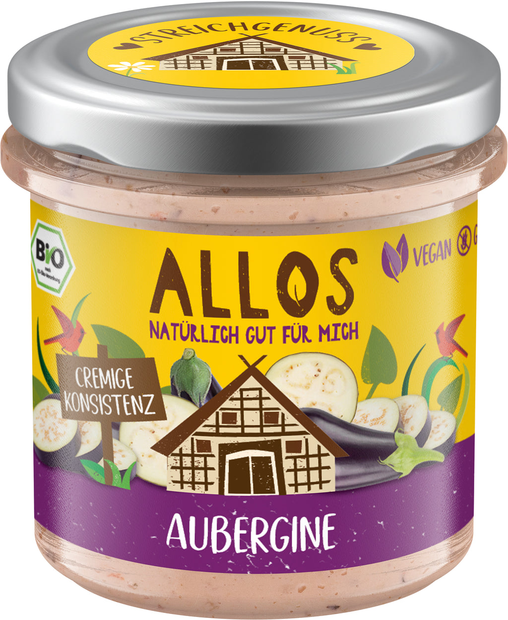 Streichgenuss Aubergine 140 g