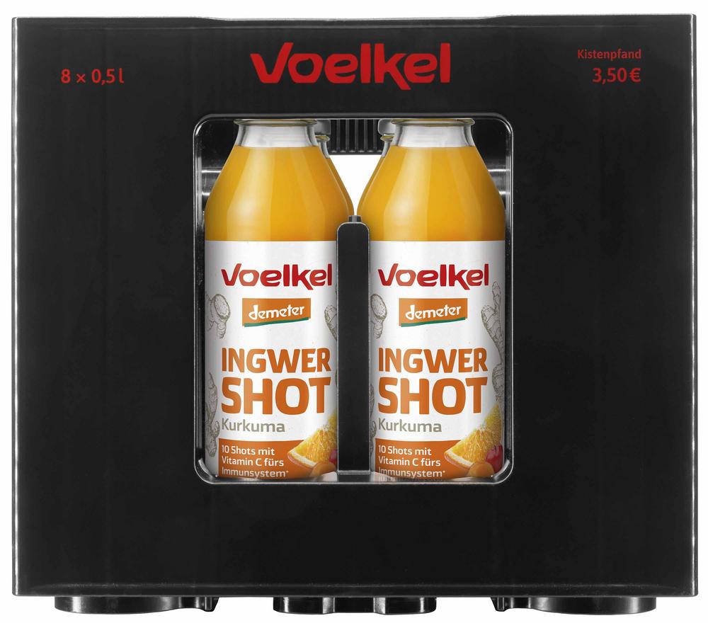 Ingwer Shot Kurkuma mit Orangensaft & Vit.C demete 500 ml