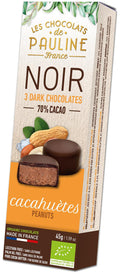 Peanut & sea salt bites coated with dark chocolate 45 g