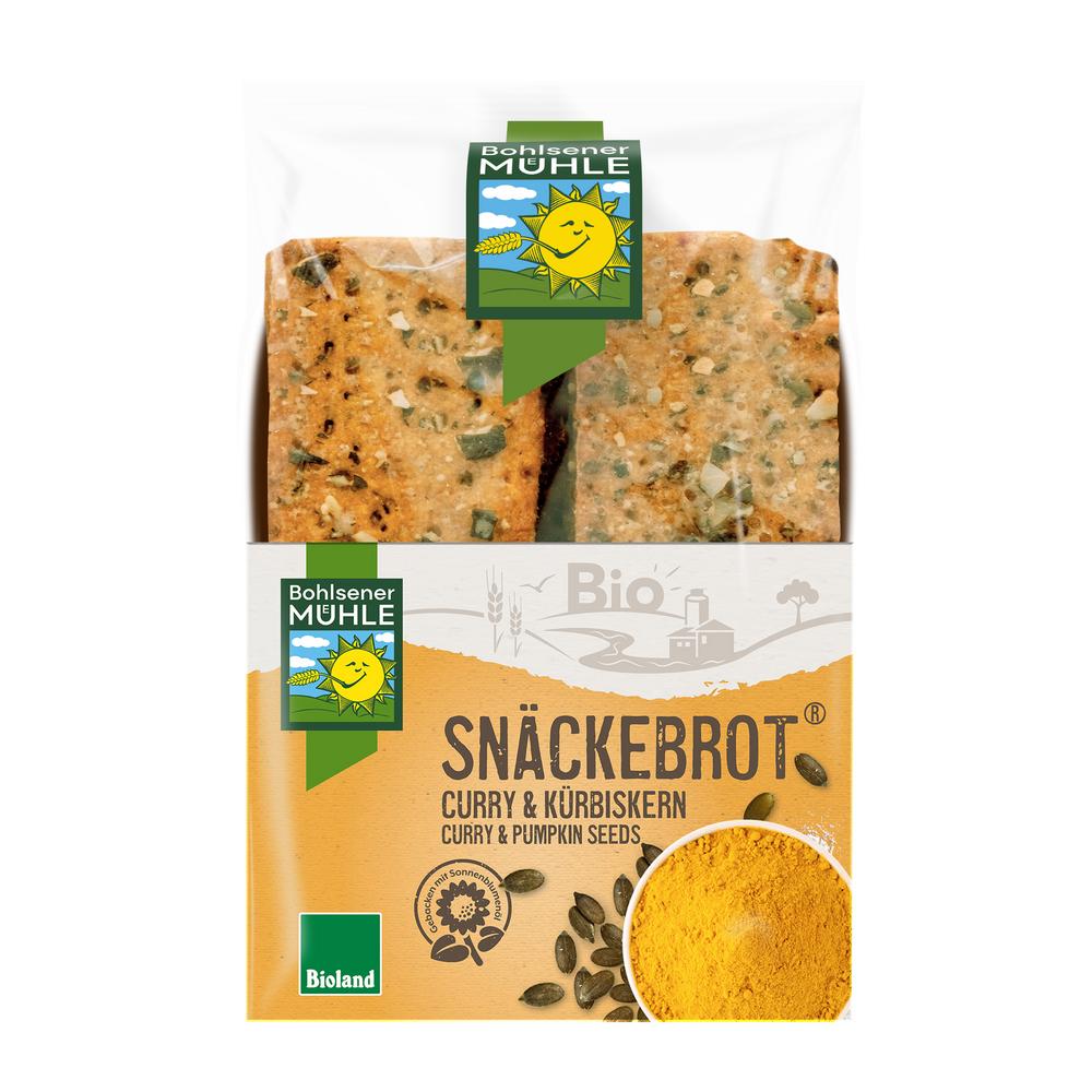Snäckebrot Curry & Kürbiskern 200 g