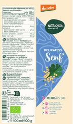 Delikatess-Senf demeter  Tube 100 ml