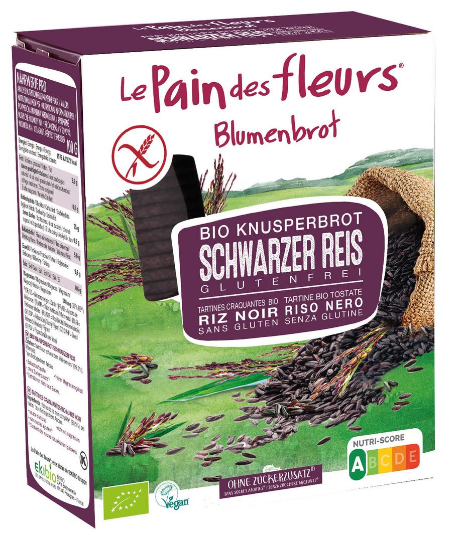 Blumenbrot Schwarzer Reis 150 g