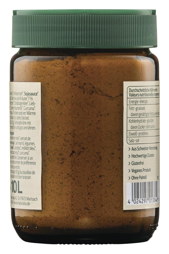 Gemüsebrühe mit Bio-Hefe Glas 200 g
