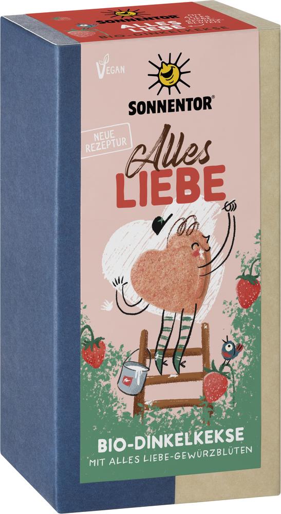 Alles Liebe Dinkel-Kekse mit Erdbeeren 125 g
