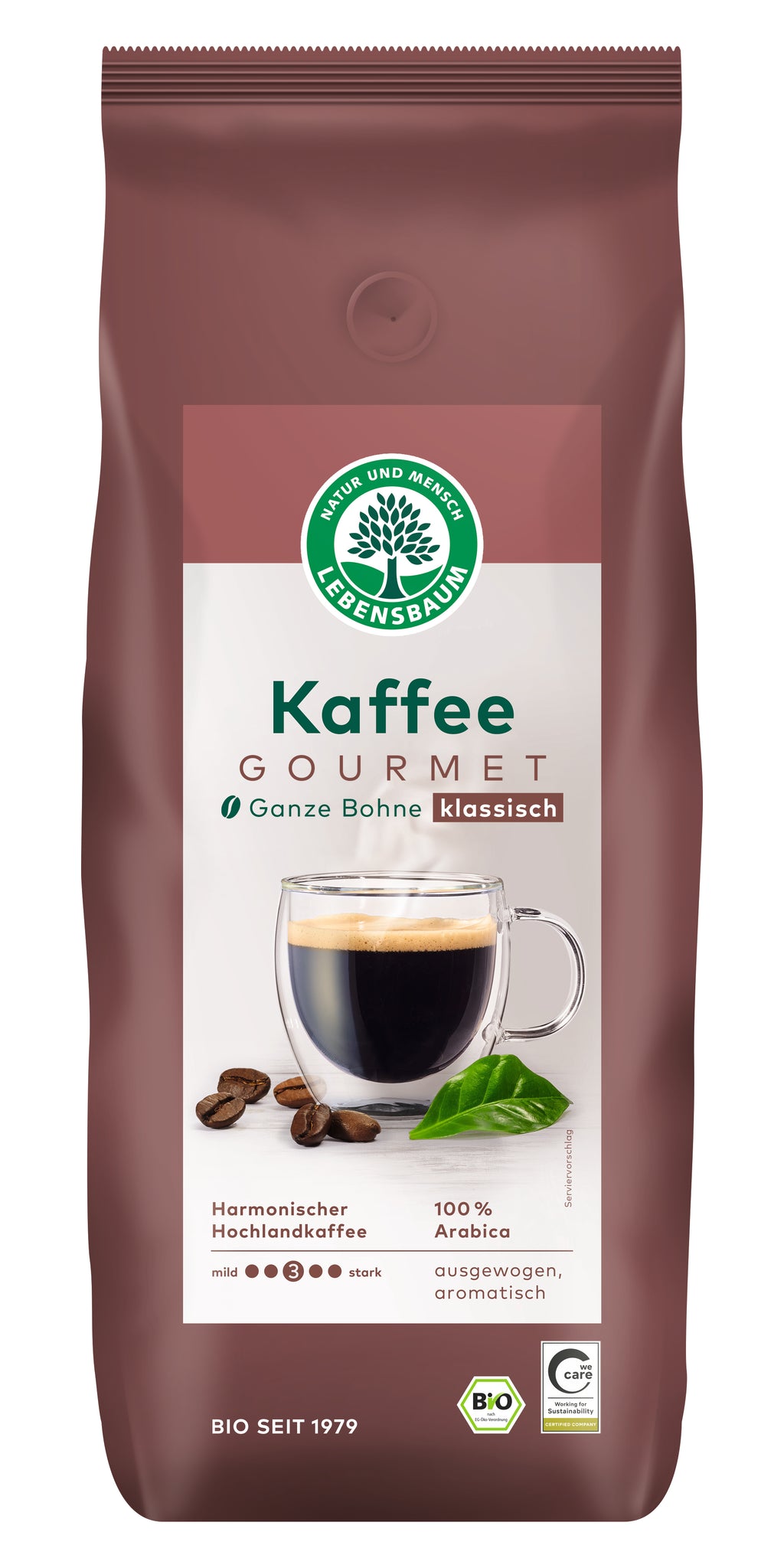 Gourmet-Kaffee klassisch Bohne 1 kg