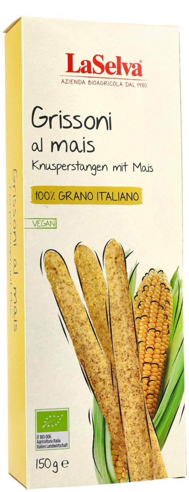 Grissoni al mais Knusperstangen mit Mais 150 g