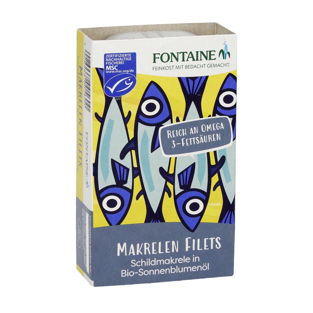 Makrelenfilets in Sonnenblumeöl 120 g