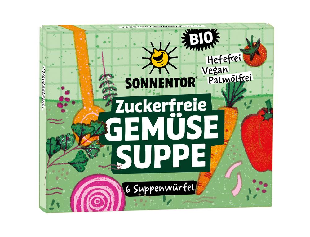 Gemüsesuppe zuckerfrei Würfel 66 g