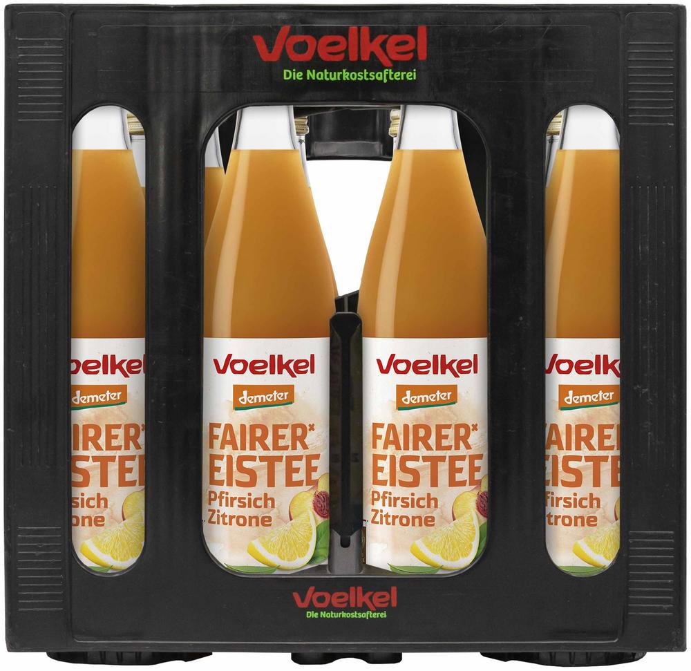 Fairer Eistee Pfirsich Zitrone demeter 500 ml