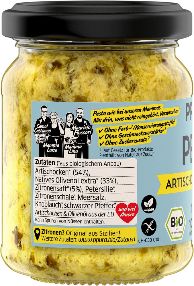 Pesto Artischocken, Petersilie & sizili. Zitrone 120 g