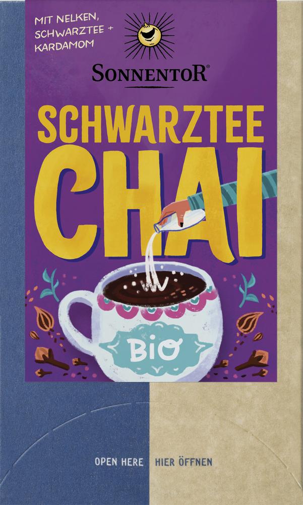 Schwarztee Chai Tee Doppelkammerbeutel 32,4 g