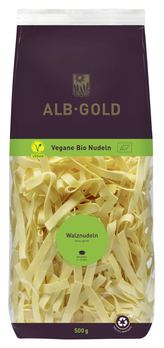 Walznudeln vegan 8 mm gerillt 500 g