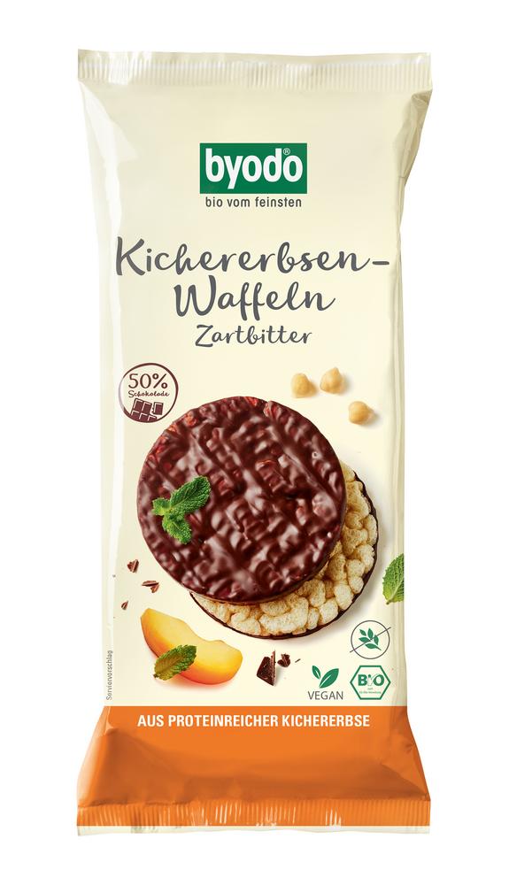 Kichererbsen-Waffeln Zartbitter 65 g