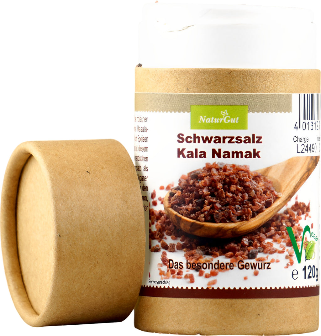 Kala Namak Schwarzsalz gemahlen im Streuer 120 g