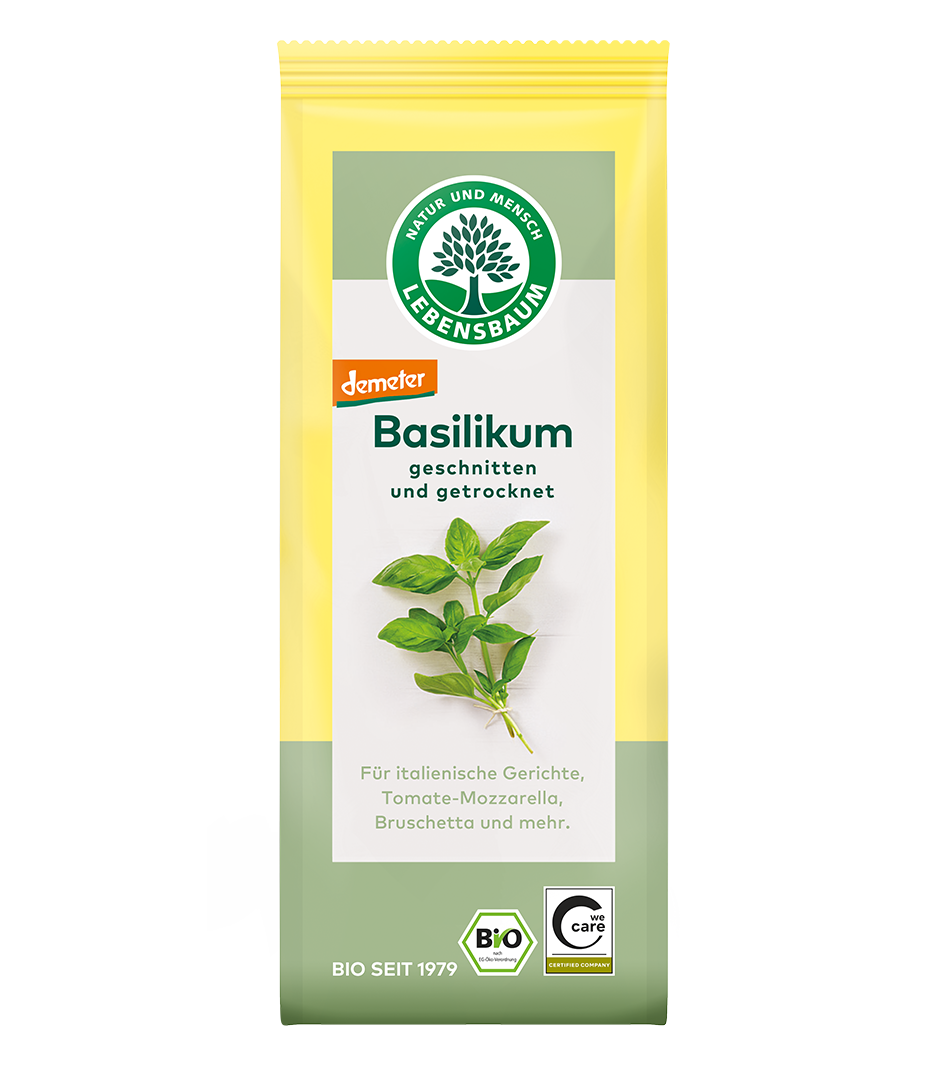 Basilikum gerebelt demeter 15 g