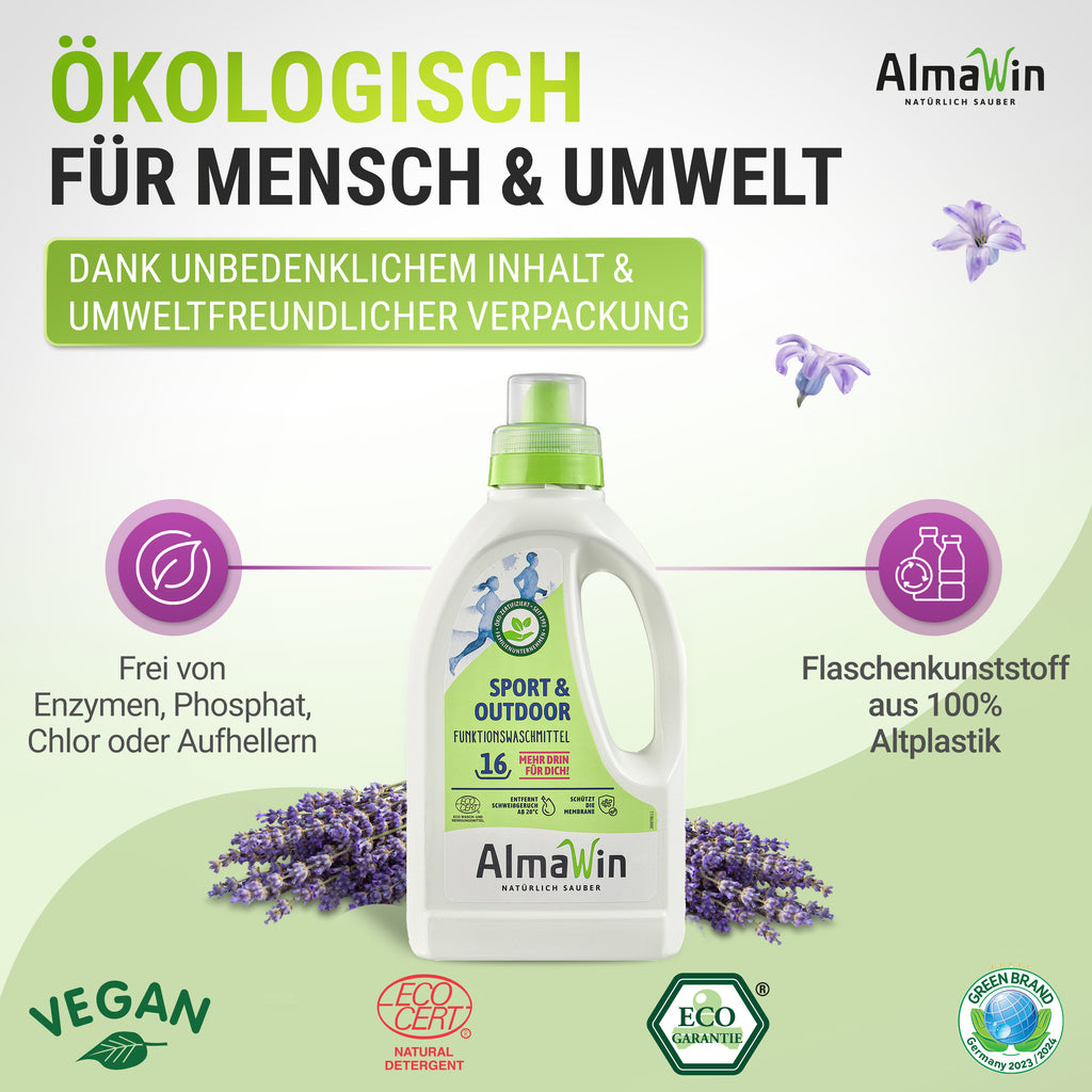 Sport + Outdoor Waschmittel 16 Waschgänge 750 ml