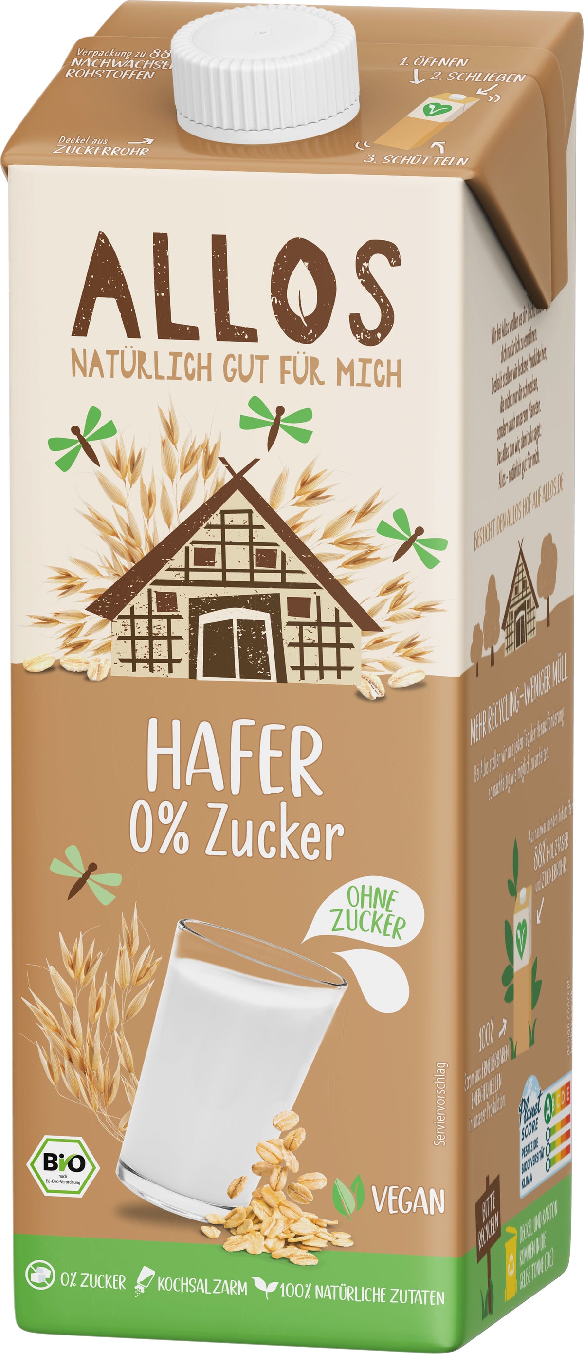 Hafer Drink 0% Zucker 1 l