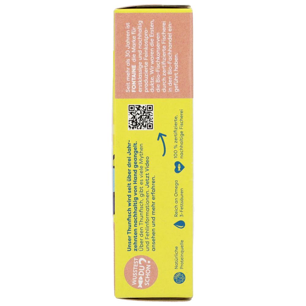 Thunfisch hell in Bio-Sonnenblumenöl 120 g