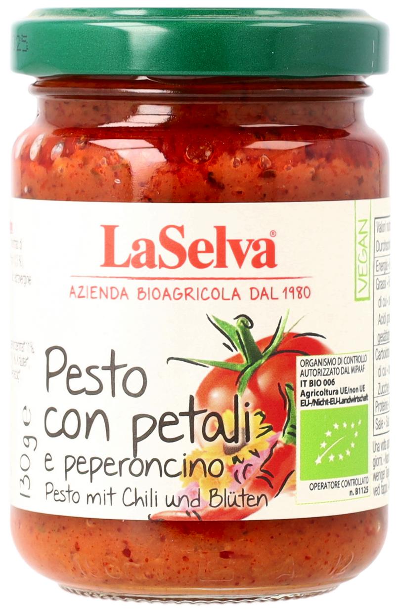 Pesto con petali mit Chili und Blüten 130 g