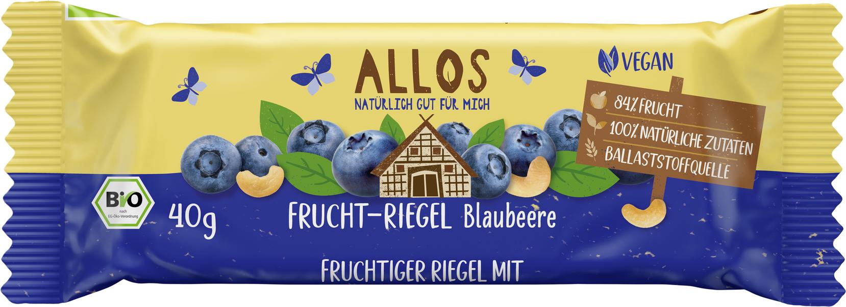 Frucht-Riegel Blaubeere 40 g