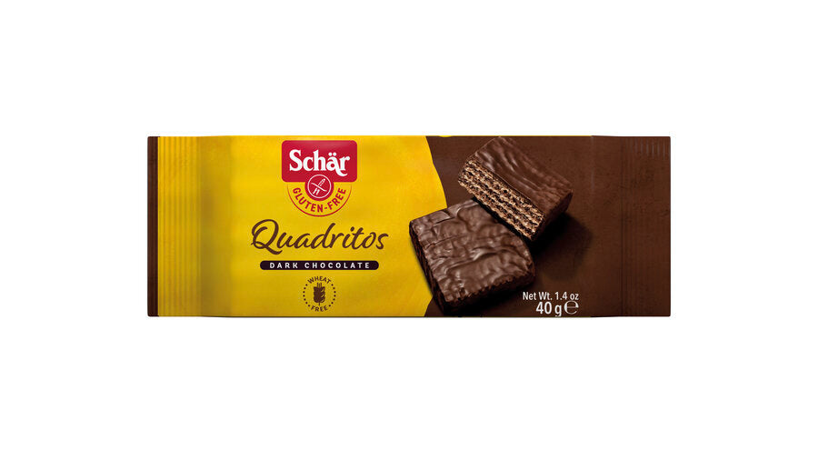 Quadritos Kakaocremewaffeln in Zartbitterschokolad 40 g