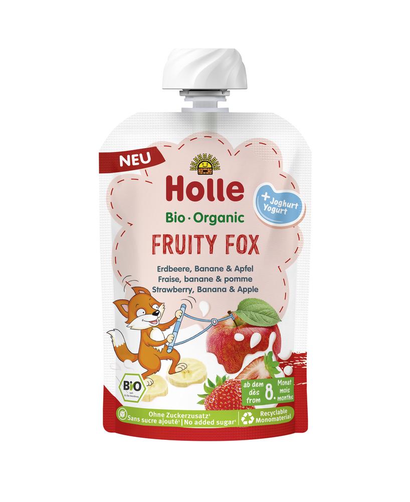 Fruity Fox Erdbeer & Banane & Apfel mit Joghurt 100 g