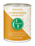 Ashwagandha Kurkuma Kraft Superfood Trinkpulver Mi 130 g