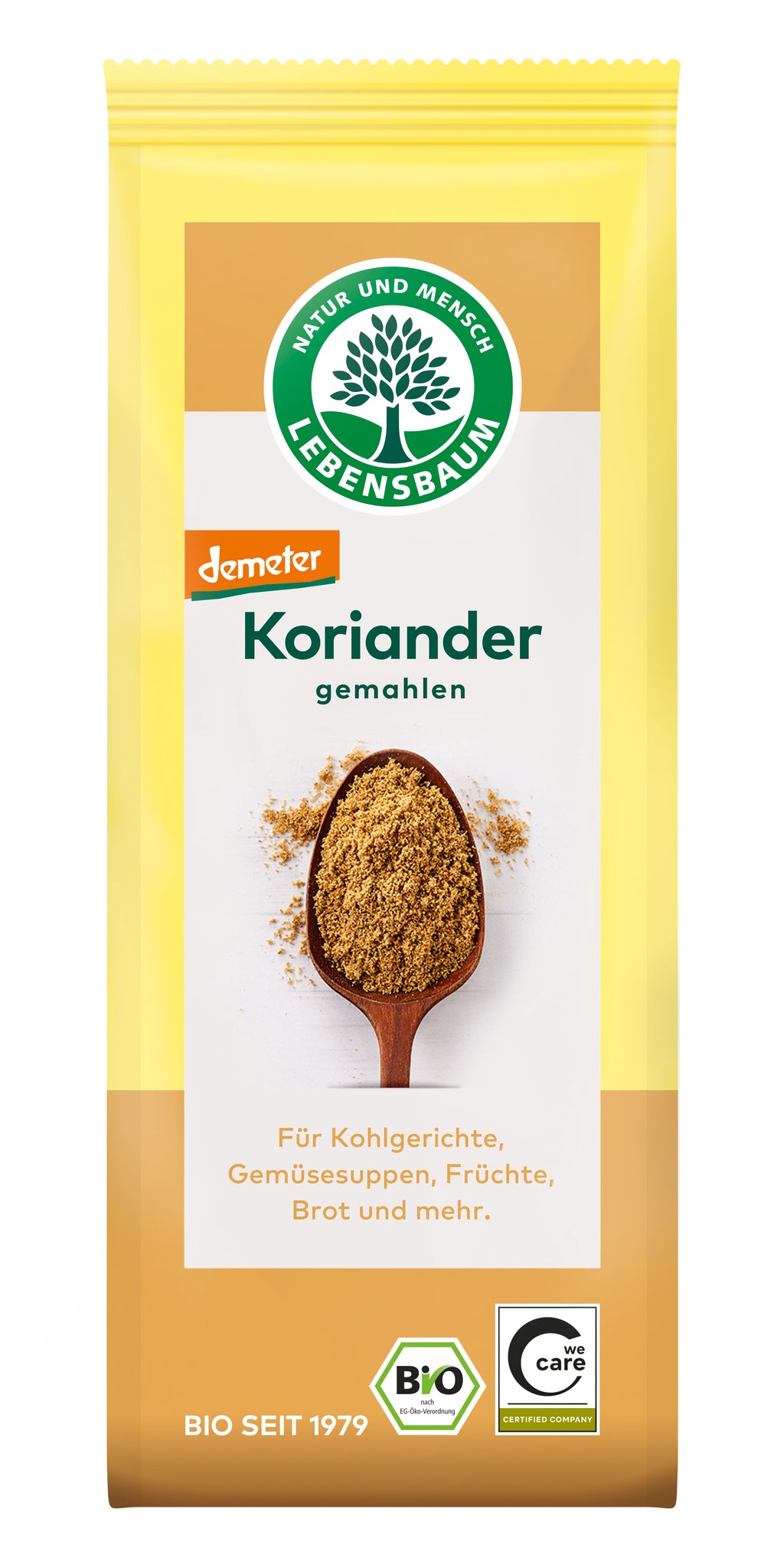 Koriander  gemahlen  demeter 40 g