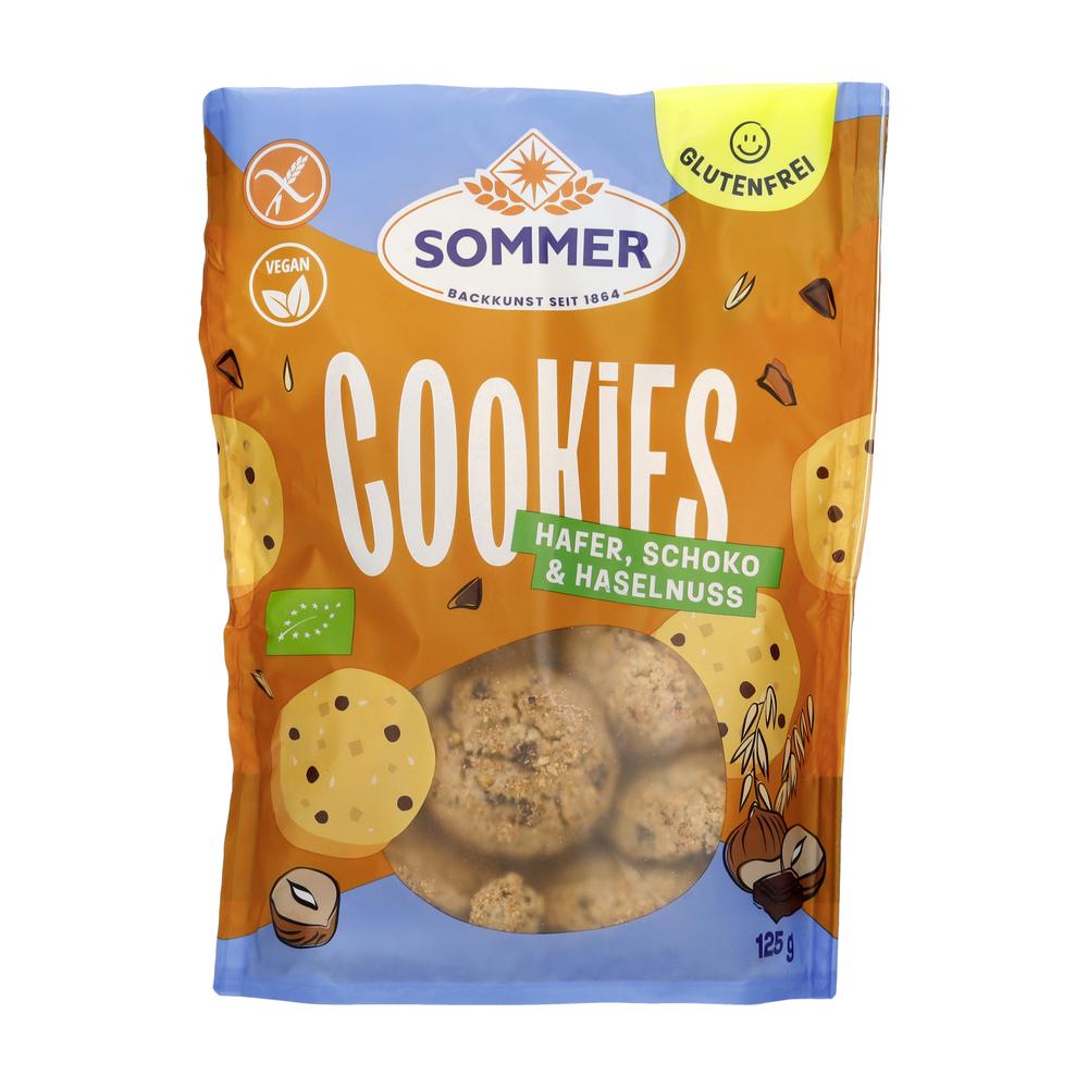 Glutenfrei&Glücklich Cookies Hafer Schoko&Haselnus 125 g