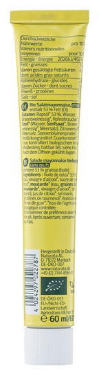 Vegane Mayo mit Rapsöl  Tube 60 ml