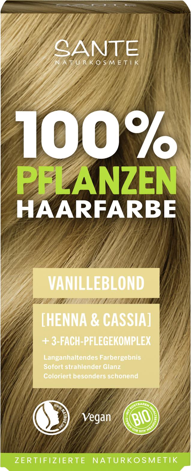 Pflanzenhaarfarbe Pflegekomplex VANILLEBLOND 01 100 g