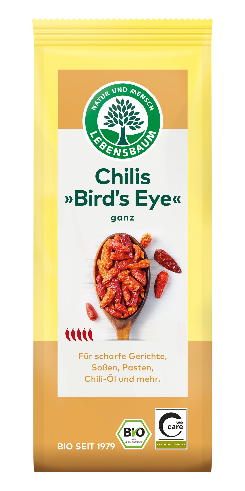 Chillies  ganz Birds eye 20 g