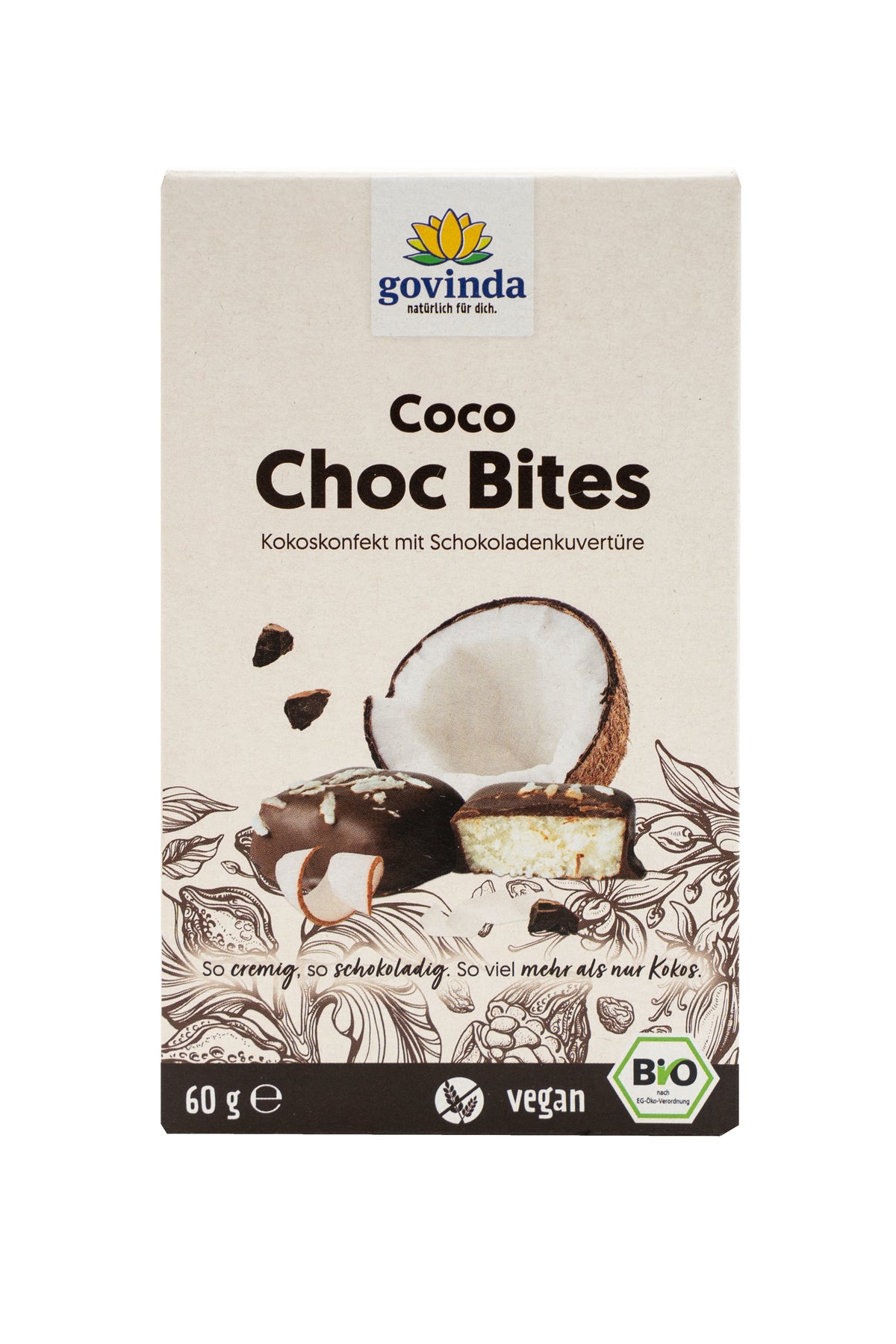 Coco Choc Bites Kokoskonfekt mit Schokoladenkuvert 60 g