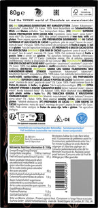 Edel Bitter Schokolade 100% Cacao + Nibs 80 g