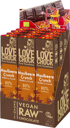 Lovechock Maulbeere-Crunch 81% Kakao 40 g