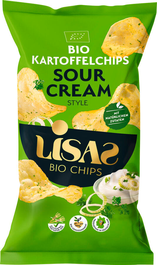 Kartoffelchips Sour Cream Style 125 g