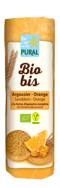 Biobis Dinkel Doppelkeks mit Sanddorn-Orange Füllu 300 g