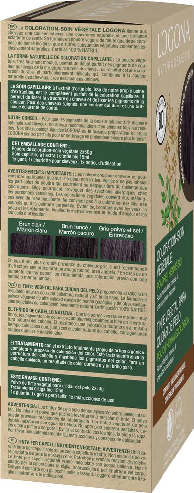 Pflegende Pflanzen-Haarfarbe Pulver 11 Schwarzbrau 100 g