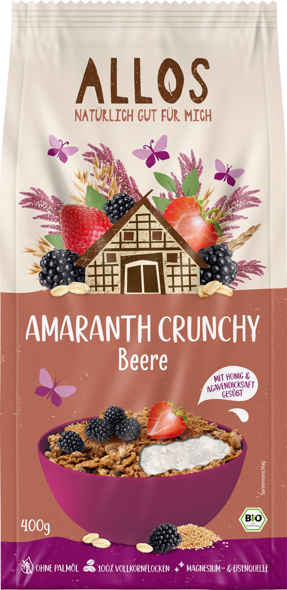 Amaranth Crunchy Beerenfrucht 400 g