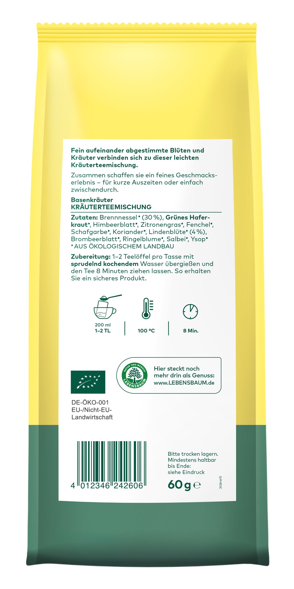 Basenkräuter Kräutertee 60 g