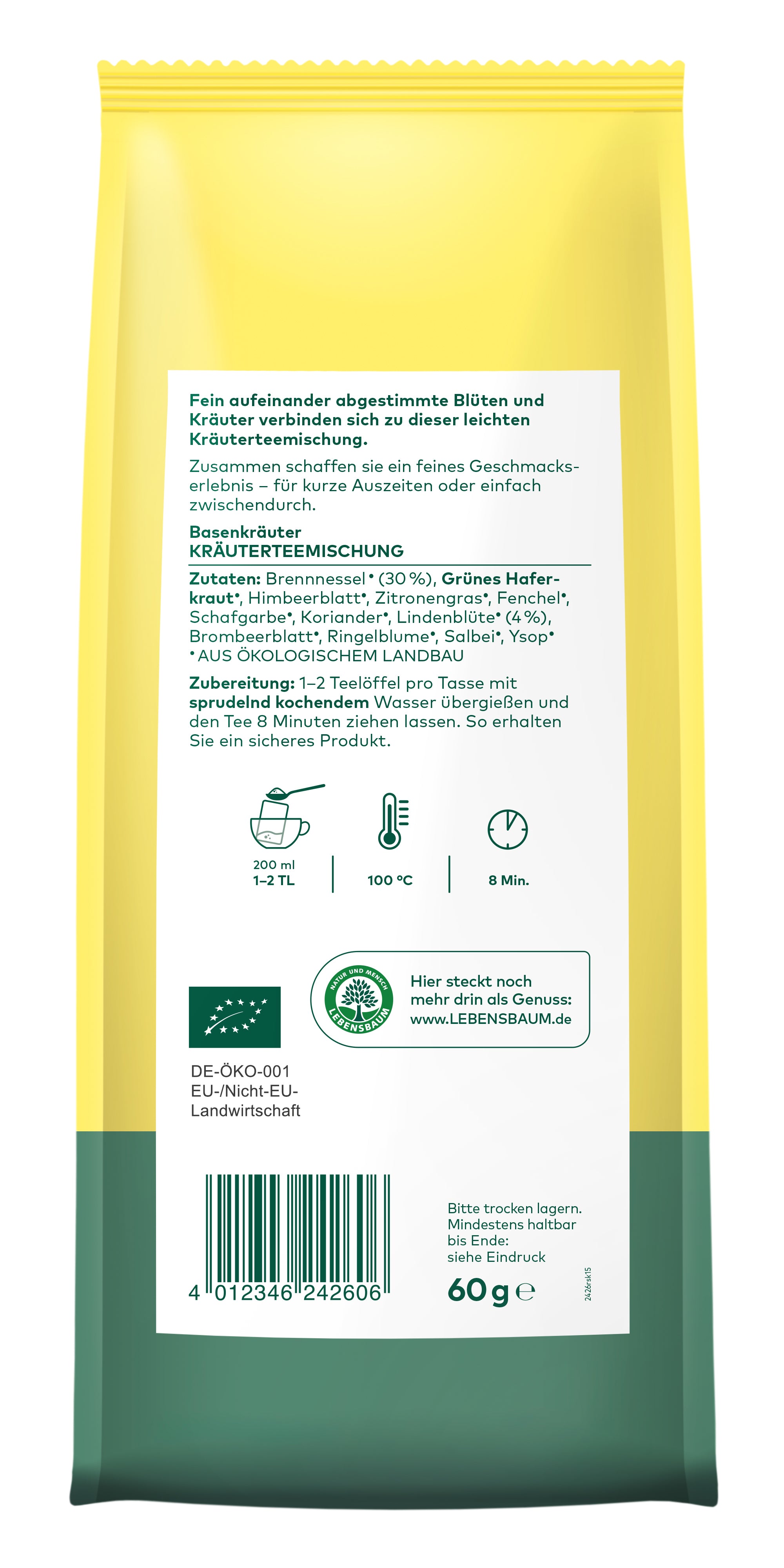 Basenkräuter Kräutertee 60 g