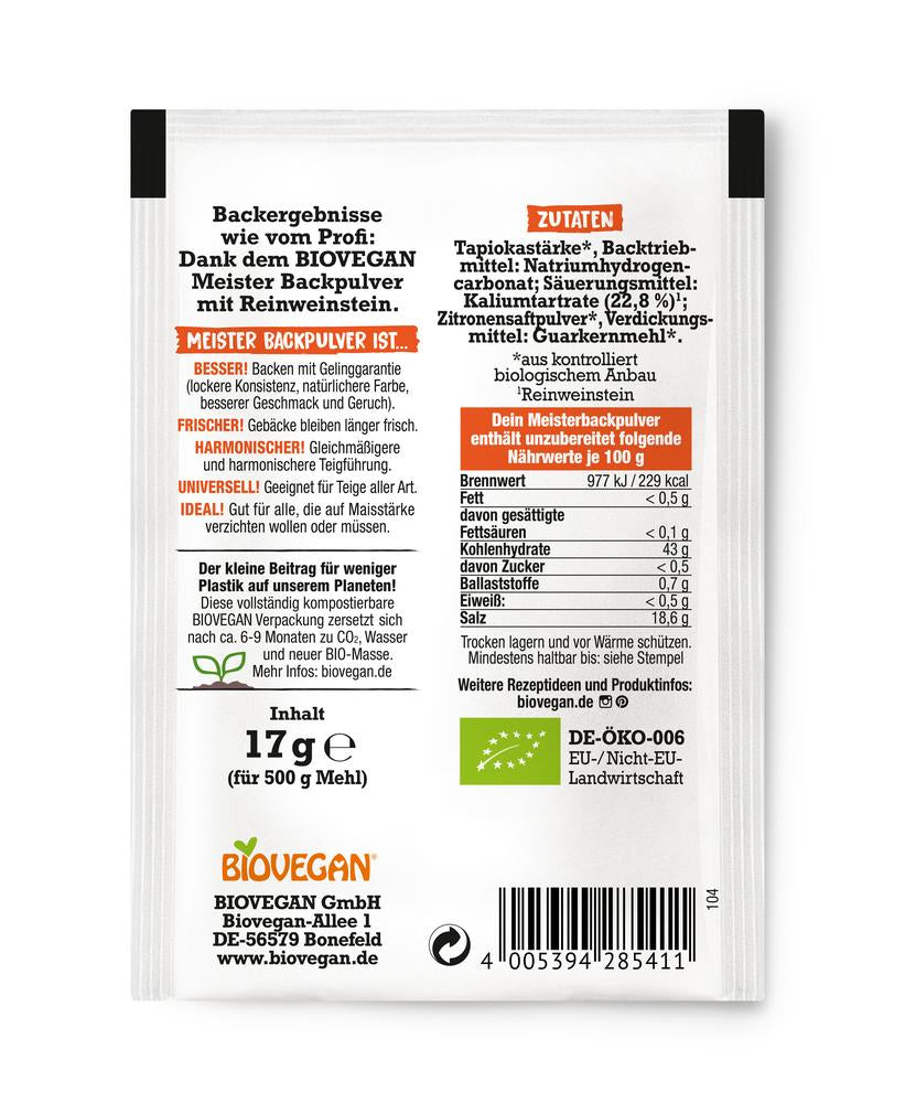 Meister Backpulver mit Tapioka 51 g